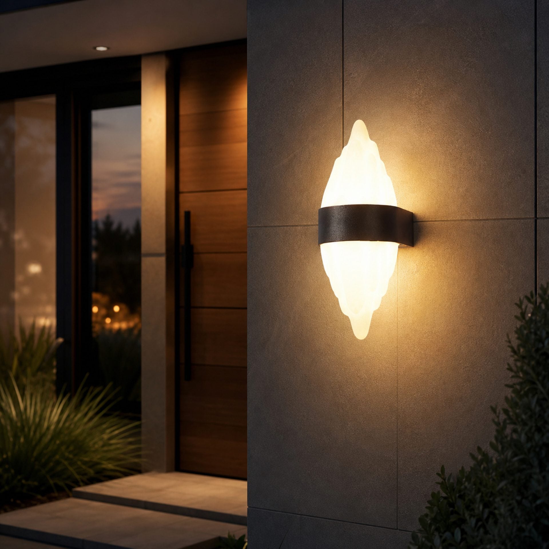 Aplica LED Exterior ICEBERG 10W Metal IP65 Negru