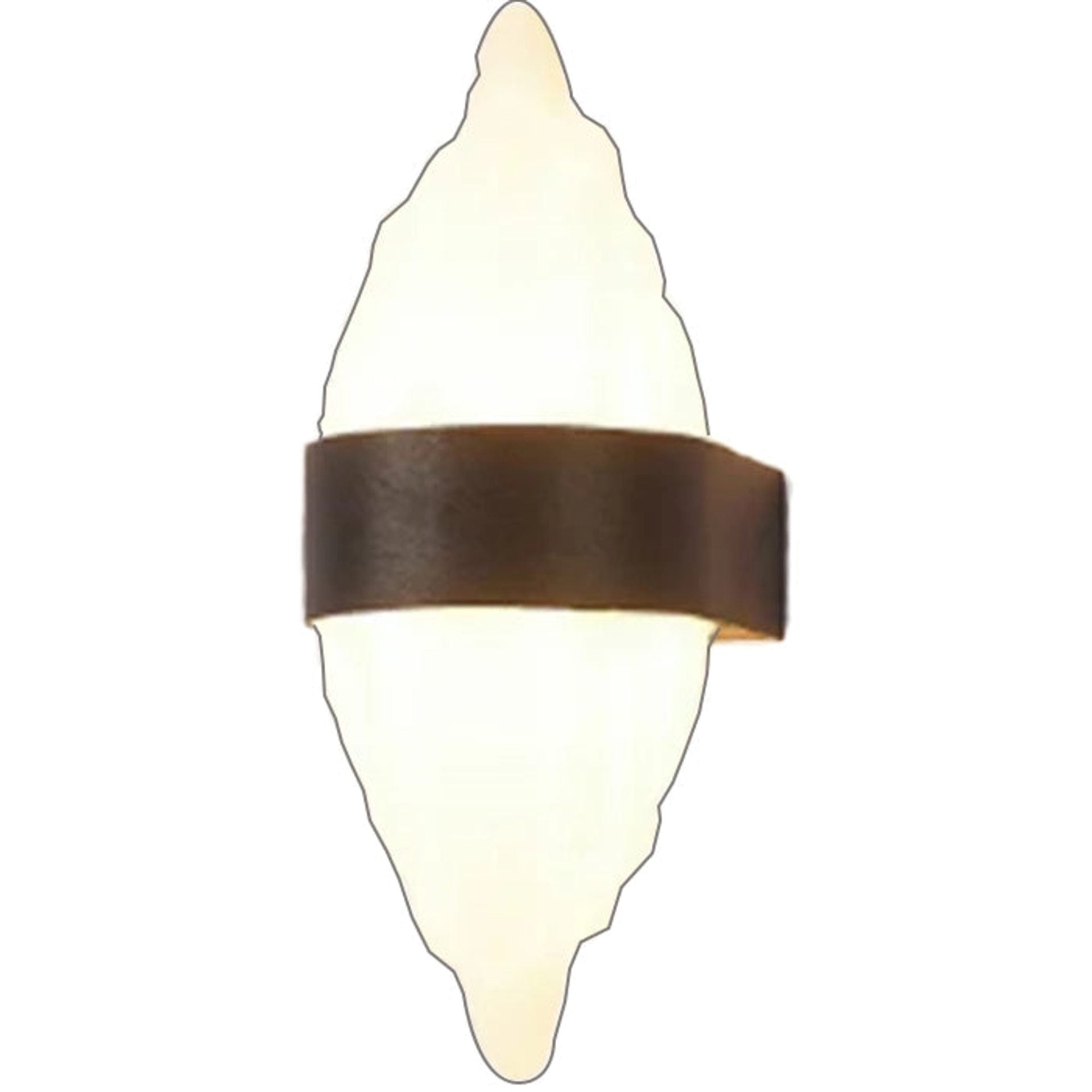 Aplica LED Exterior ICEBERG 10W Metal IP65 Negru
