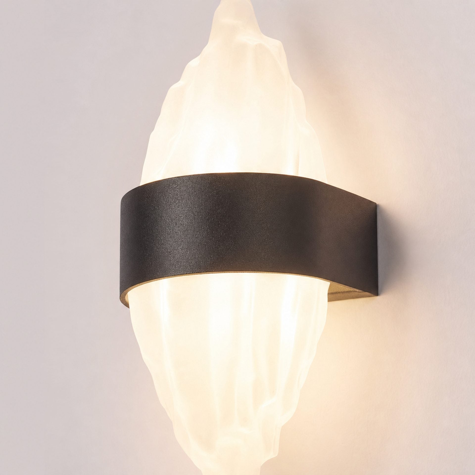 Aplica LED Exterior ICEBERG 10W Metal IP65 Negru