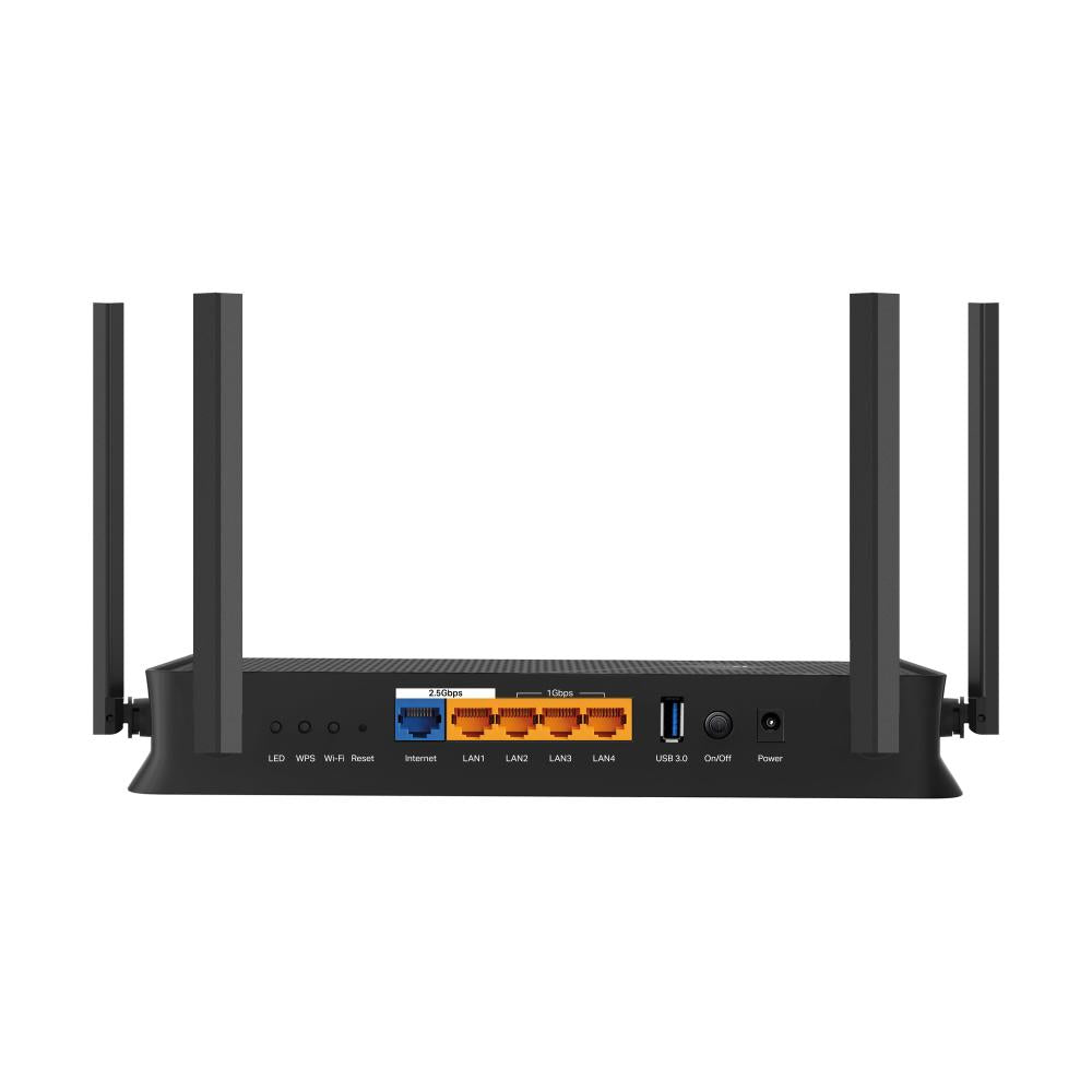 ROUTER TP-LINK wireless BE3600 viteze Wi-Fi 7 Dual-Band de pana la 3600 Mbps 1× port WAN de 2.5 Gbps, 1× port LAN de 2.5 Gbps si 3× porturi LAN de 1 Gbps, 2.4 Ghz/5 Ghz dual band, WI-FI 7 "Archer BE230"
