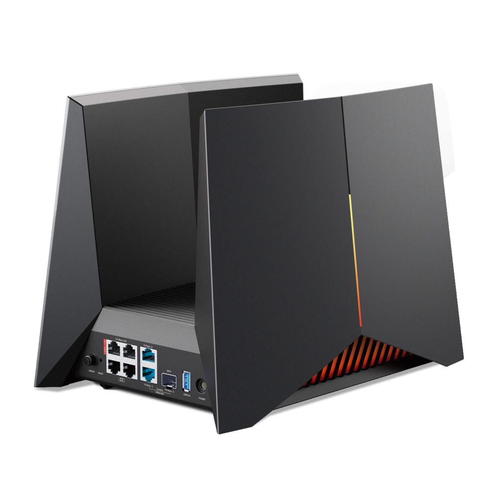 ROUTER TP-LINK wireless, BE19000 Tri-Band Wi-Fi 7 Gaming Router de pana la 19000 Mbps ,1×10 Gbps SFP+/RJ45 Combo WAN/LAN, 1×10 Gbps WAN/LAN, 4×2.5 Gbps LAN, 1×USB 3.0, WI-FI 7 "Archer GE800"