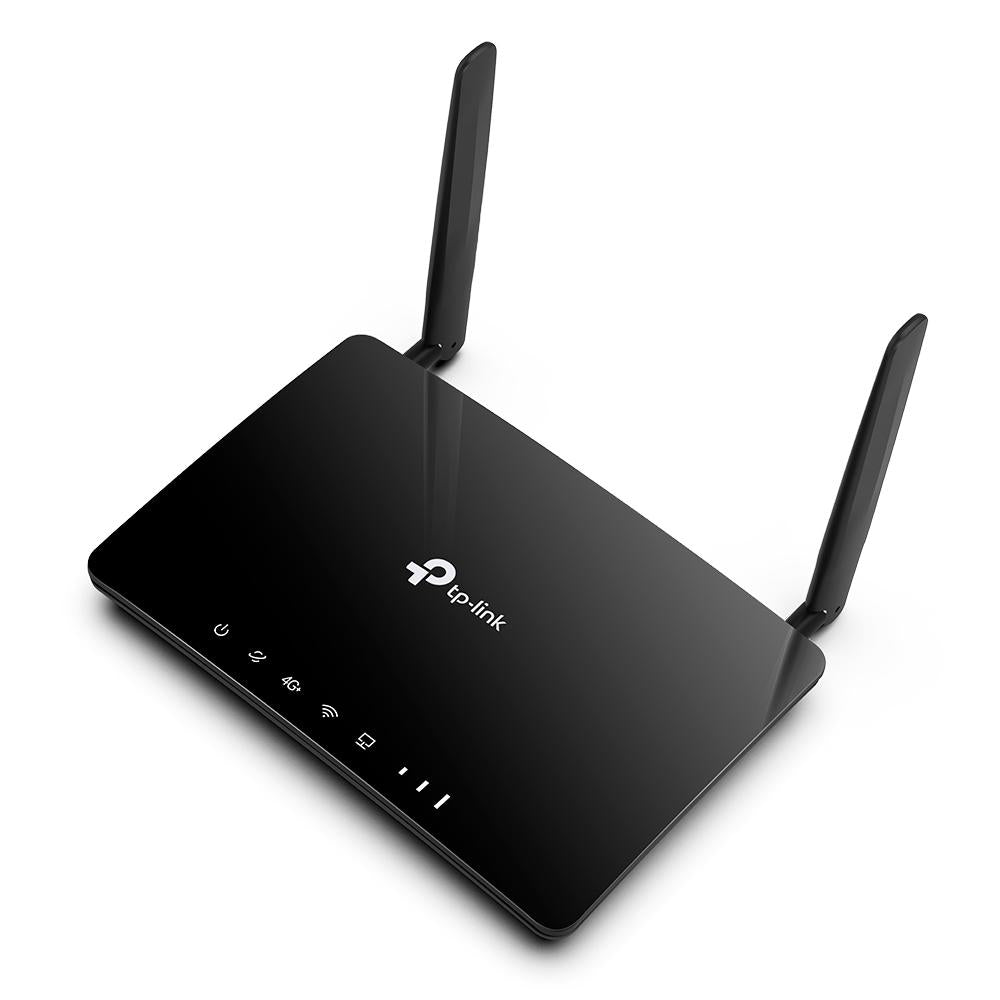 ROUTER TP-LINK wireless. 4G LTE (desktop), 1200Mbps. 3 porturi 10/100/1000Mbps + 1 WAN/LAN Gigabit, Dual Band "Archer MR500"