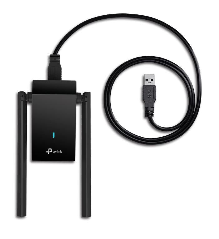 ADAPTOR RETEA TP-LINK AX1800, extern wireless 2.4 GHz | 5 GHz, USB 3.0, port, 1800 Mbps, antena externa x 2 High Gain, "Archer TX20U Plus"