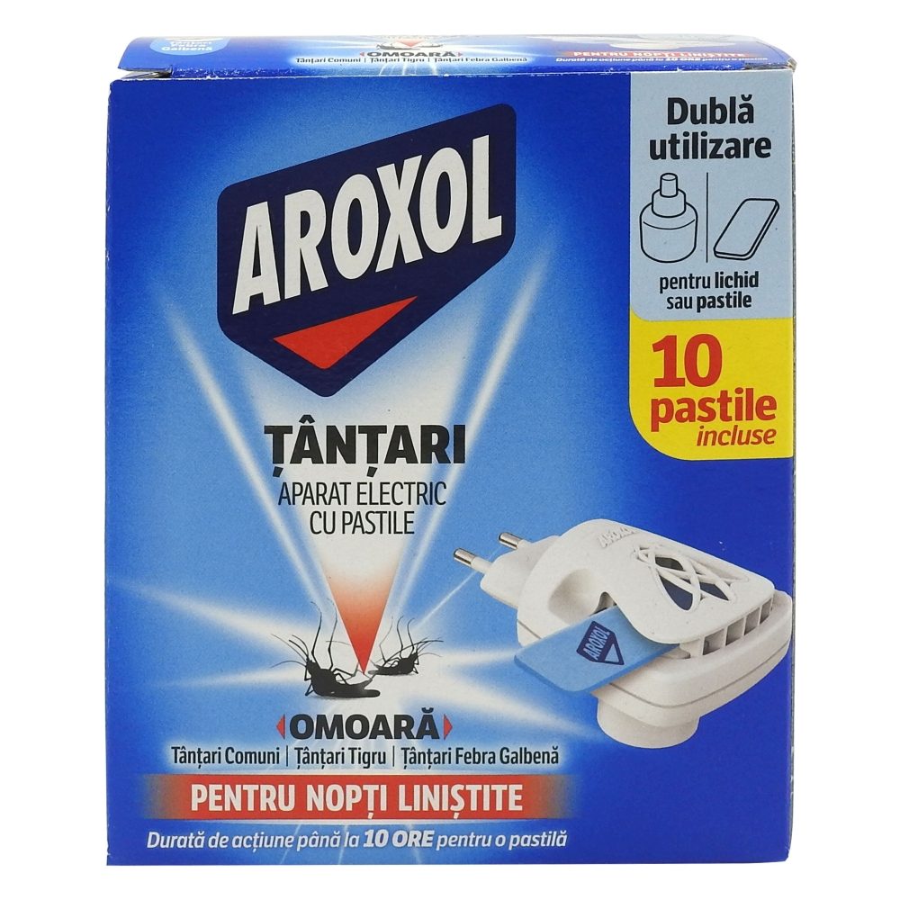 Aparat Electric Antitantari, Aroxol, 10 Pastile incluse