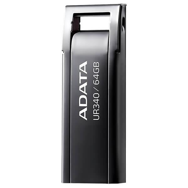 MEMORIE USB 3.2 ADATA UR340 64GB BLACK METALIC "AROY-UR340-64GBK"