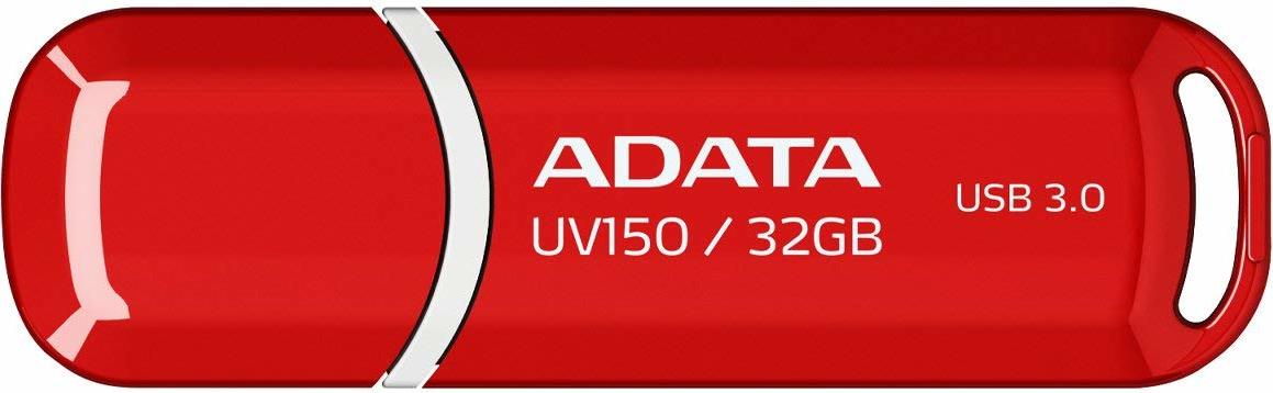 MEMORIE USB 3.2 ADATA 32 GB, cu capac, carcasa plastic, rosu, "AUV150-32G-RRD"