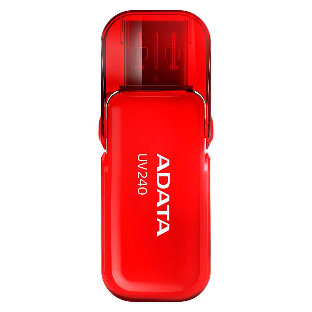 MEMORIE USB 2.0 ADATA 32 GB, cu capac, carcasa plastic, rosu, "AUV240-32G-RRD"