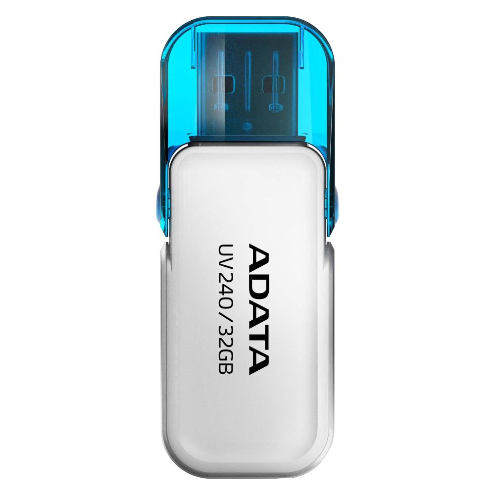 MEMORIE USB 2.0 ADATA, 64GB, alb "AUV240-64G-RWH"