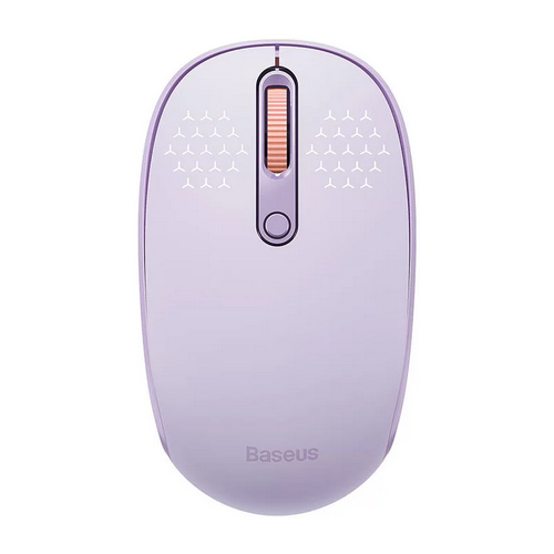 MOUSE Baseus PC sau NB wireless, 2.4GHz si Bluetooth, optic, 800/ 1200/1600 dpi,butoane/scroll 3/1, mov,"B01055503513-00" - 6932172632861