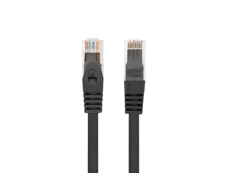 Patch cord Cat.6 UTP LSZH Cu 3 m negru, Fluke Passed