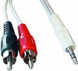 CABLU audio GEMBIRD stereo (3.5 mm jack la 2 x RCA), 2.5m "CCA-458-2.5M"