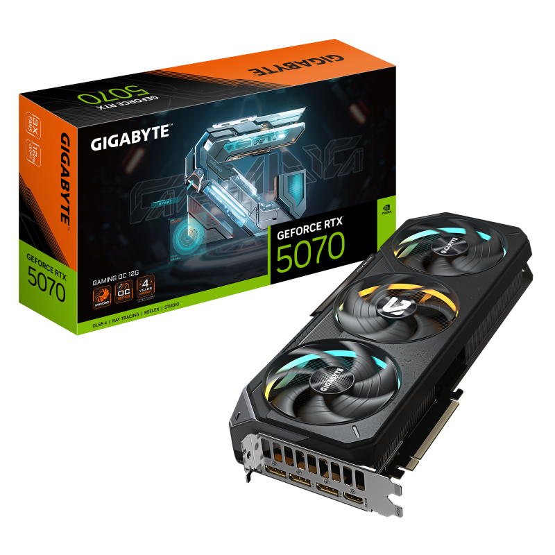 VGA GIGABYTE RTX 5070 GAMING OC 12GB