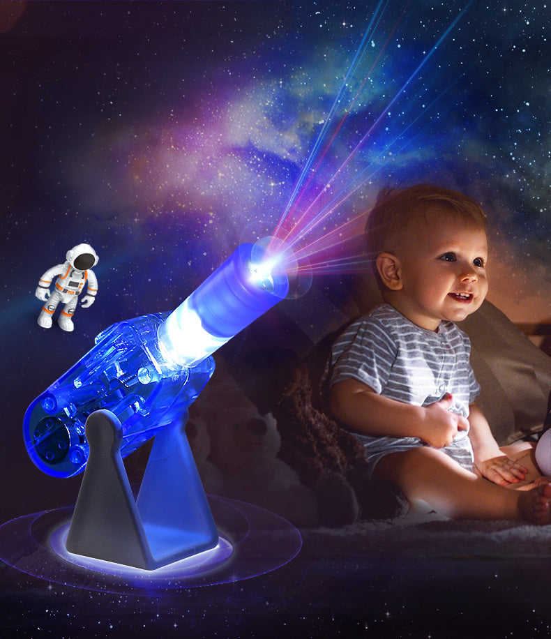 Set constructii traseu auto spatial pentru copii cu 205 piese, astronauti, vehicul electric si proiectie, 46x31x11 cm - 4