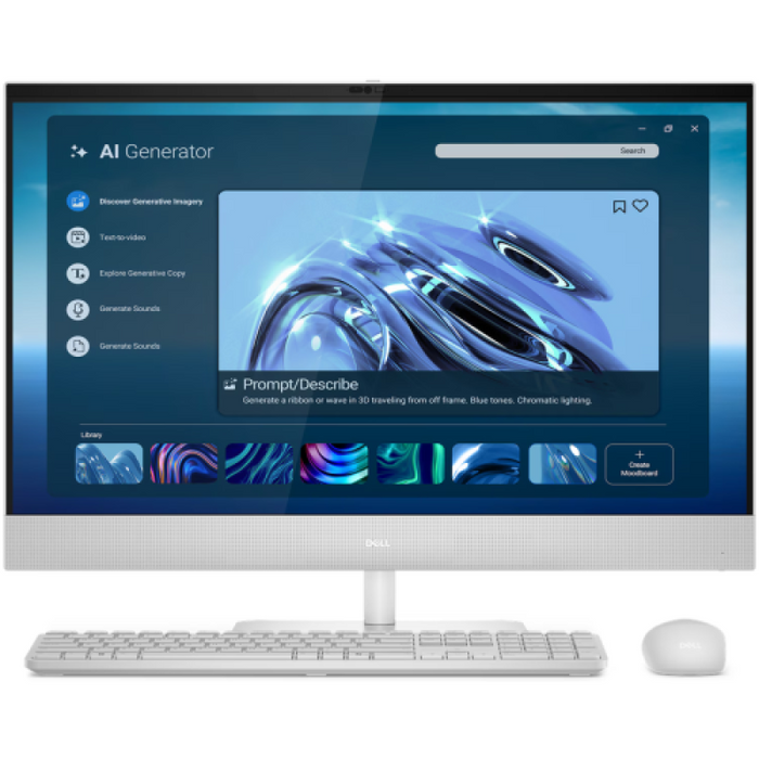 All-in-One Consumer Dell Pro 27 EC27260 AIO cu procesor Intel Core Ultra 7 355 pana la 4.0 GHz, 27 inch, FHD, 16 GB, Intel Gr