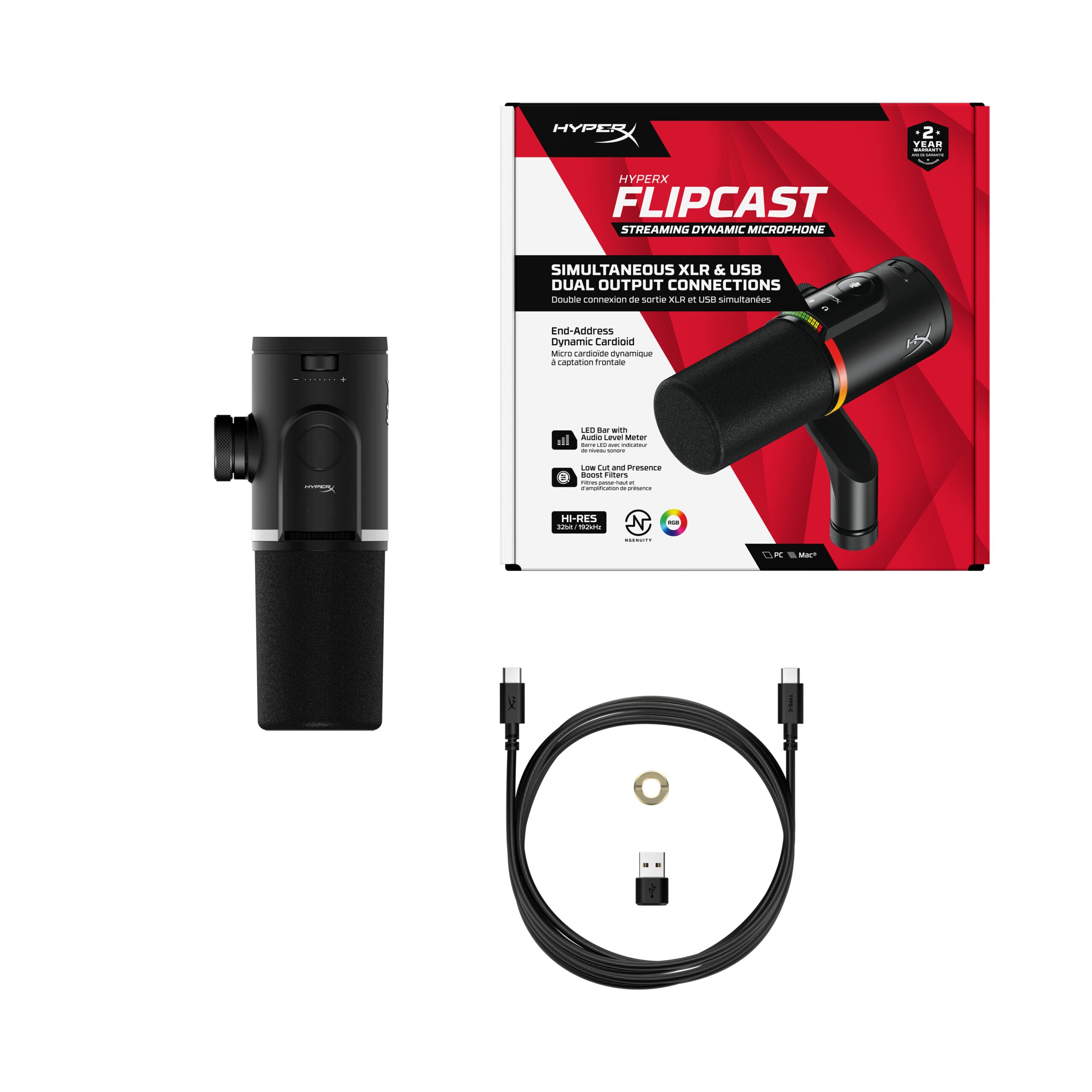 Microfon HP HyperX FlipCast "B2CM1AA"
