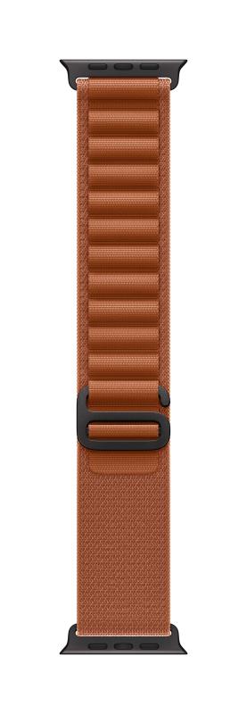 Apple Watch 49mm Terra Cotta Alpine Loop - Large - Black Titanium Finish