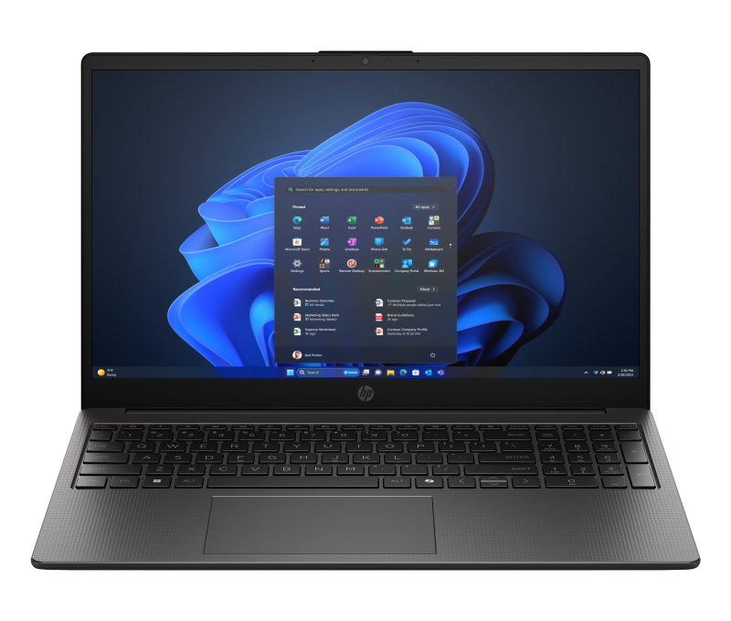 Laptop SMB HP 255R G10, cu procesor AMD Ryzen 5 7535U, 15.6'' IPS, 8 GB DDR5, 512 GB SSD, AMD Radeon 660M, Fara OS, 1 an Garantie