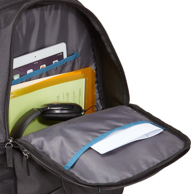 RUCSAC CASE LOGIC, pt. notebook de max. 17.3 inch, 2 compartimente, buzunar frontal | buzunar lateral x 2 | buzunar dorsal, waterproof, poliester, negru, 3203405 "PREV-217 BLACK/MIDNIGHT" 45504690