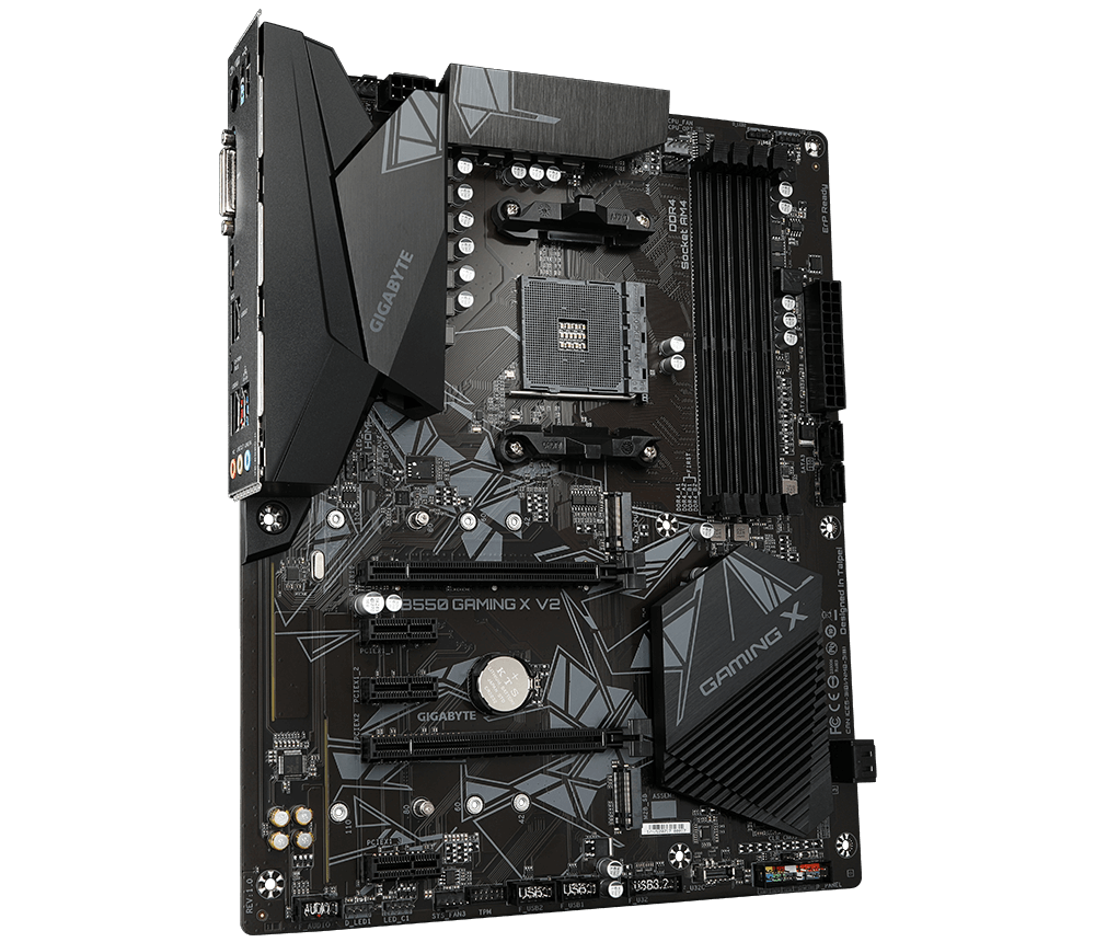 PLACA de BAZA Gigabyte "B550 GAMING X V2", skt AM4, ATX, AMD B550, 4 x DDR4, max. 128 GB, 4 x SATA, 2 x M.2, 7.1, "B550 GAMING X V2"