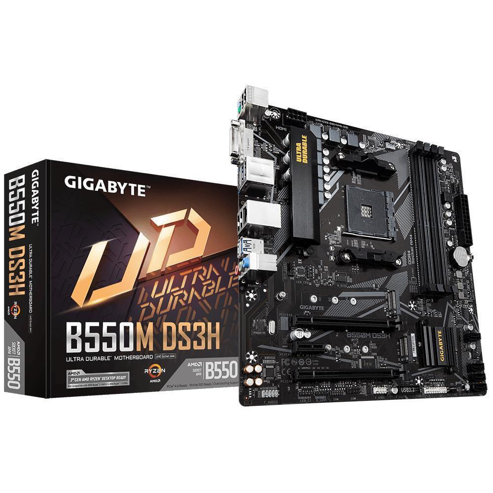 PLACA de BAZA Gigabyte MB AMD B550 SAM4 MATX/B550M DS3H 1.7 Gigabyte 