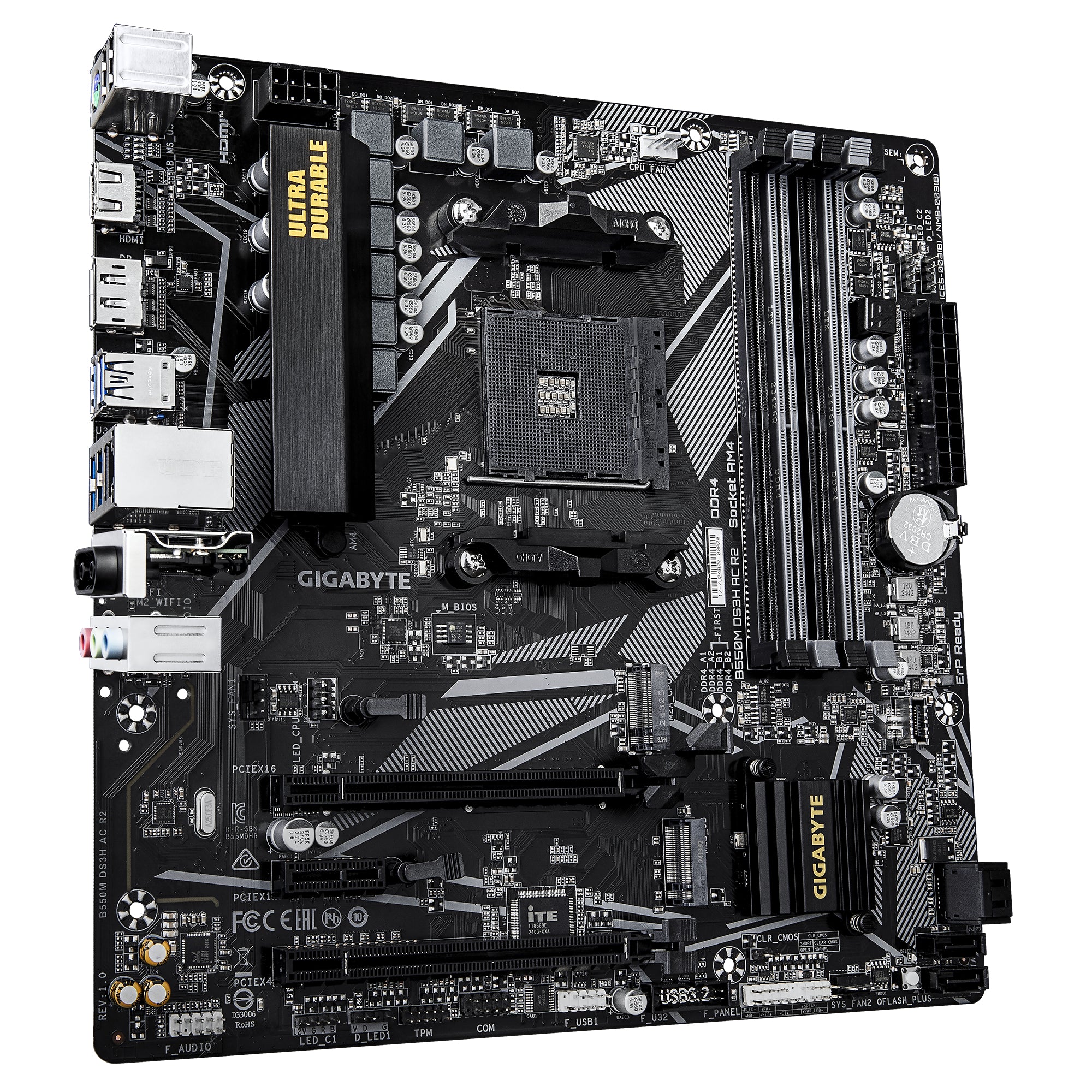 MB GIGABYTE B550M DS3H AC R2 AM4 "B550M DS3H AC R2"