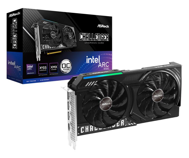 Asrock Placă video AK INTEL ARC B580 CHALLENGER 12GB OC 