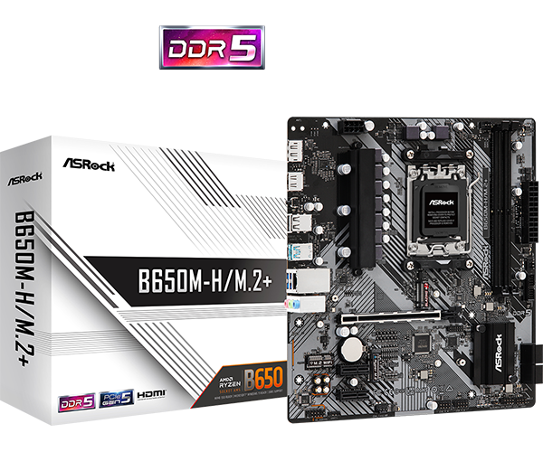 PLACI de BAZA Asrock B650M-H/M.2+ DDR5 