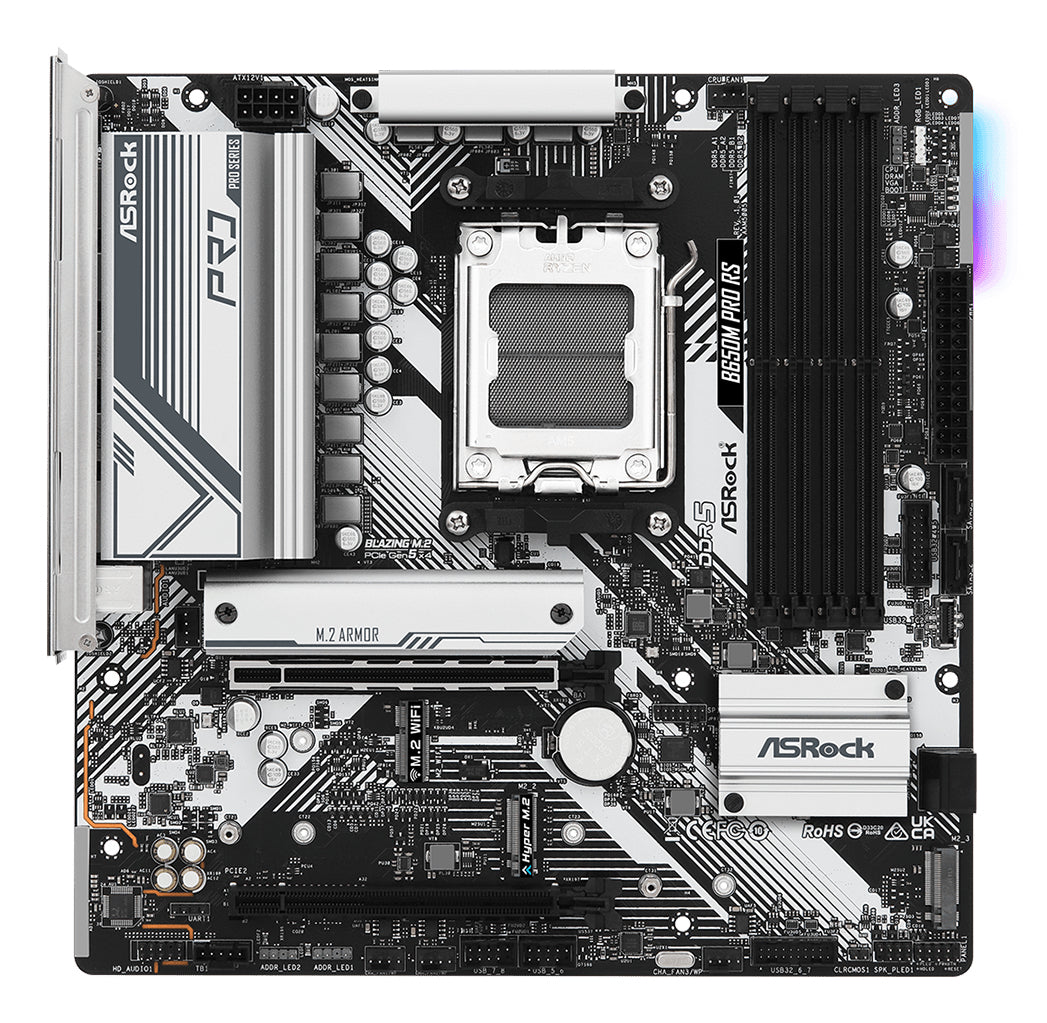 Placa de baza ASROCK B650M PRO RS AM5 mATX 4x DDR5 2.5G LAN "B650M PRO RS"
