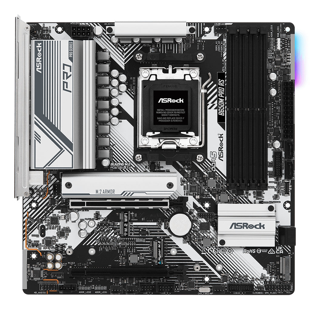 Placa de baza ASROCK B650M PRO RS AM5 mATX 4x DDR5 2.5G LAN "B650M PRO RS"