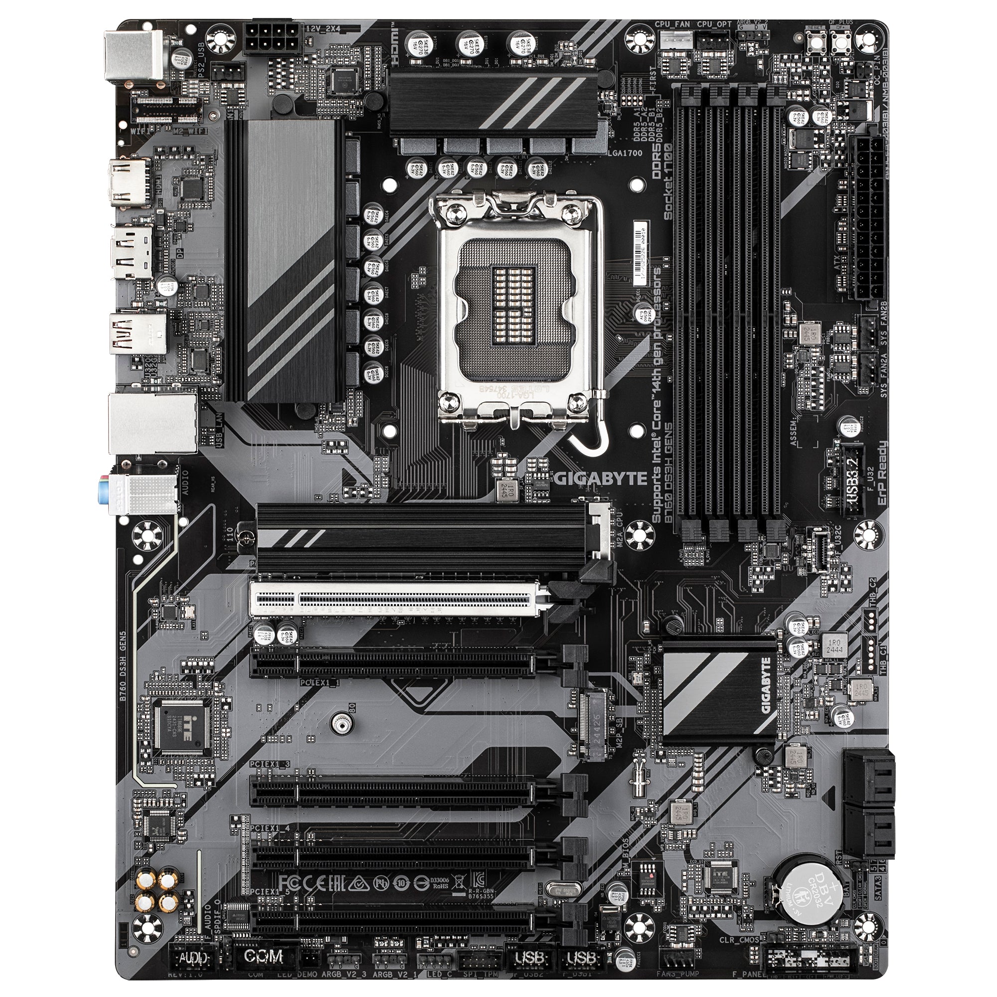 Placa de baza GIGABYTE B760 DS3H GEN5, LGA1700, ATX, Negru "B760 DS3H GEN5"