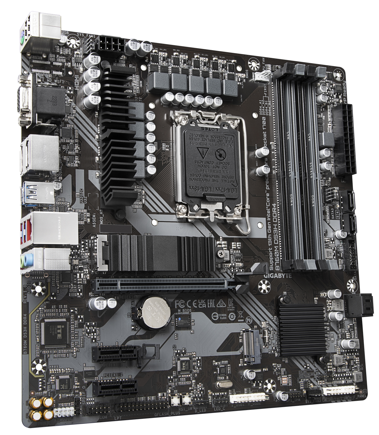 Placa de baza GIGABYTE B760M DS3H DDR4 "B760M DS3H DDR4"