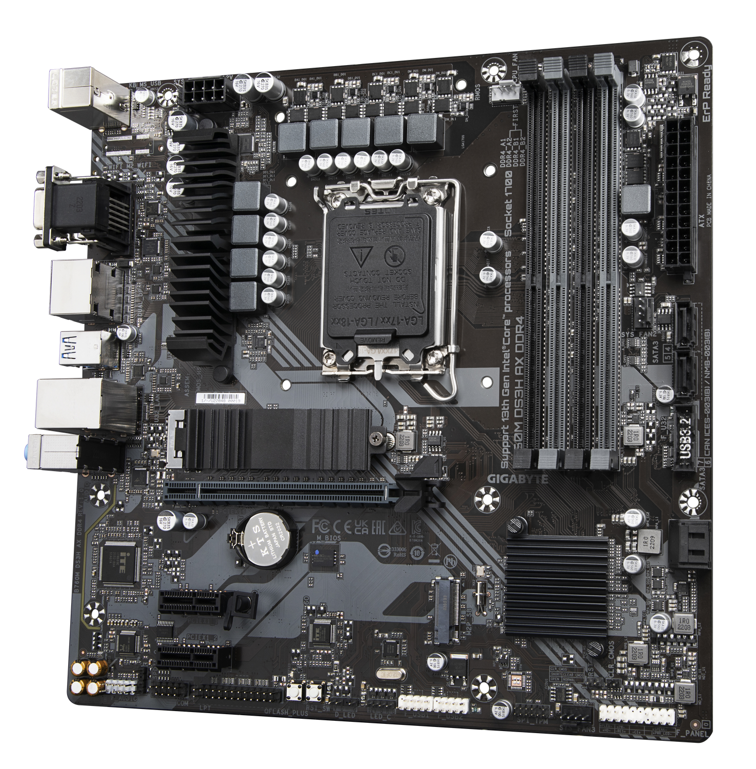 Placa de baza GIGABYTE B760M DS3H DDR4 "B760M DS3H DDR4"