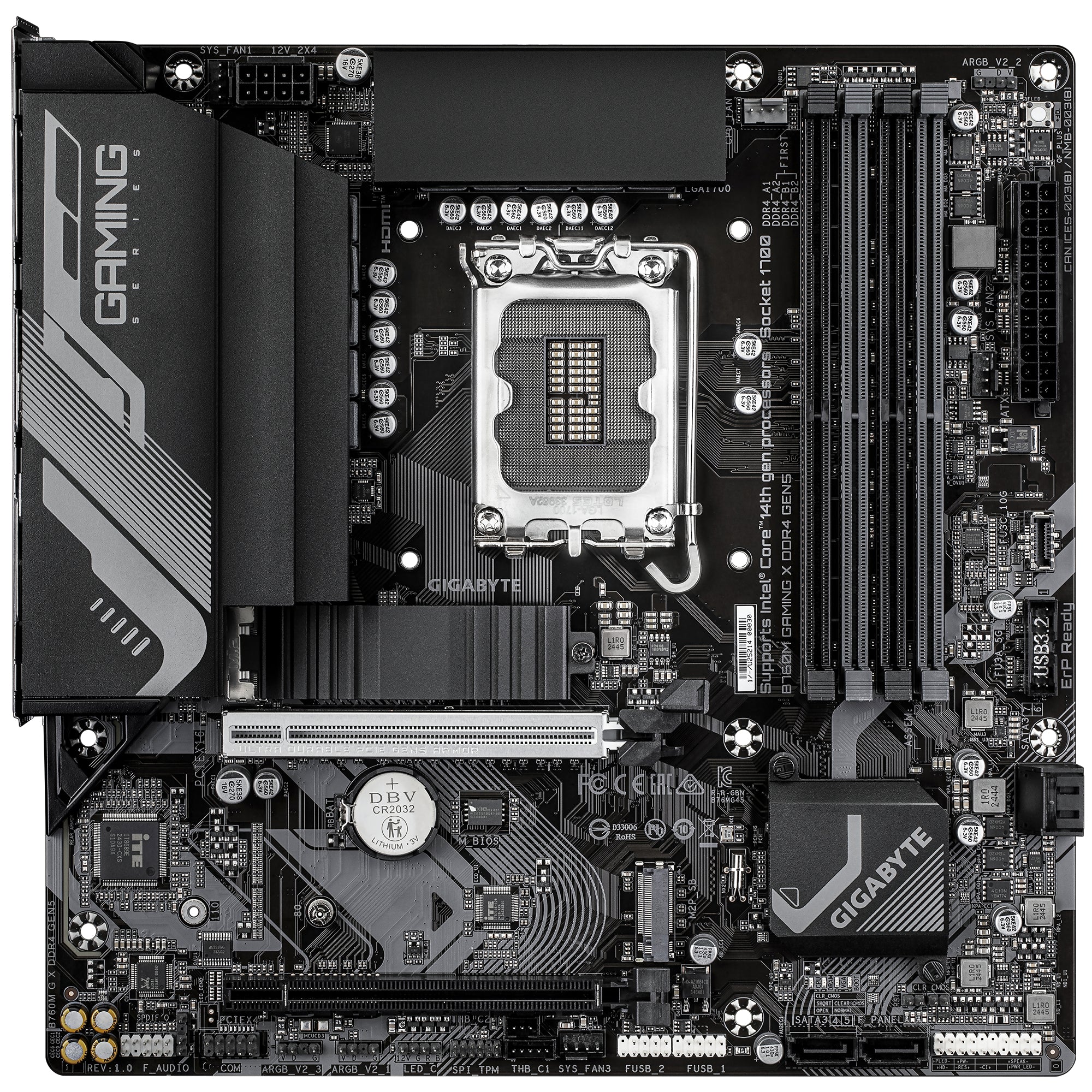 PLACA DE BAZA GIGABYTE B760M GAMING X DDR4 GEN5, LGA1700 "B760M G X DDR4 GEN5"