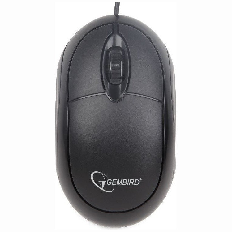 MOUSE GEMBIRD, PC sau NB, cu fir, USB, optic, 1000 dpi, butoane/scroll 3/1, , negru, "MUS-U-01"