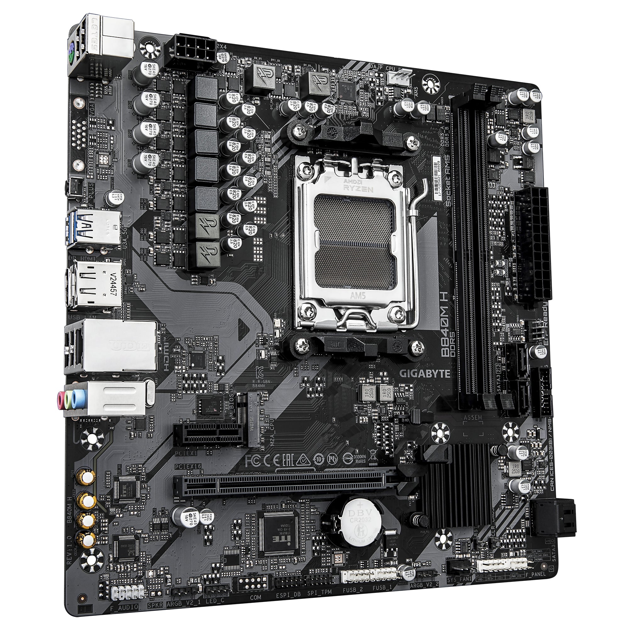 MB AMD B840 SAM5 MATX/B840M H GIGABYTE "B840M H"