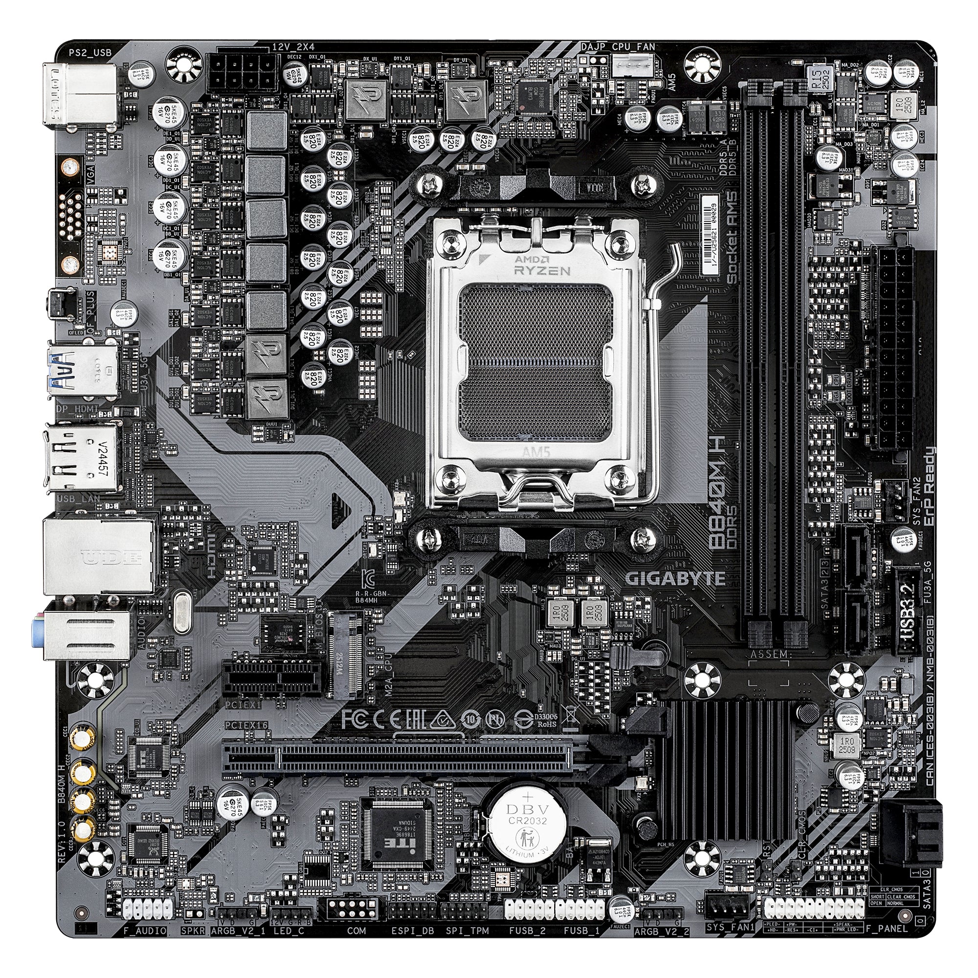 MB AMD B840 SAM5 MATX/B840M H GIGABYTE "B840M H"