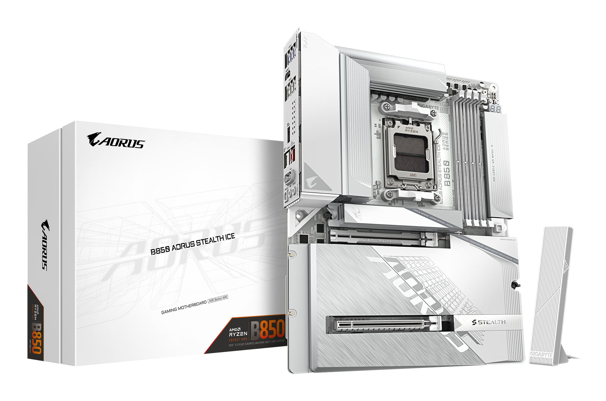 MB Gigabyte B850E AORUS STEALTH ICE AM5 "B850 A STEALTH ICE"