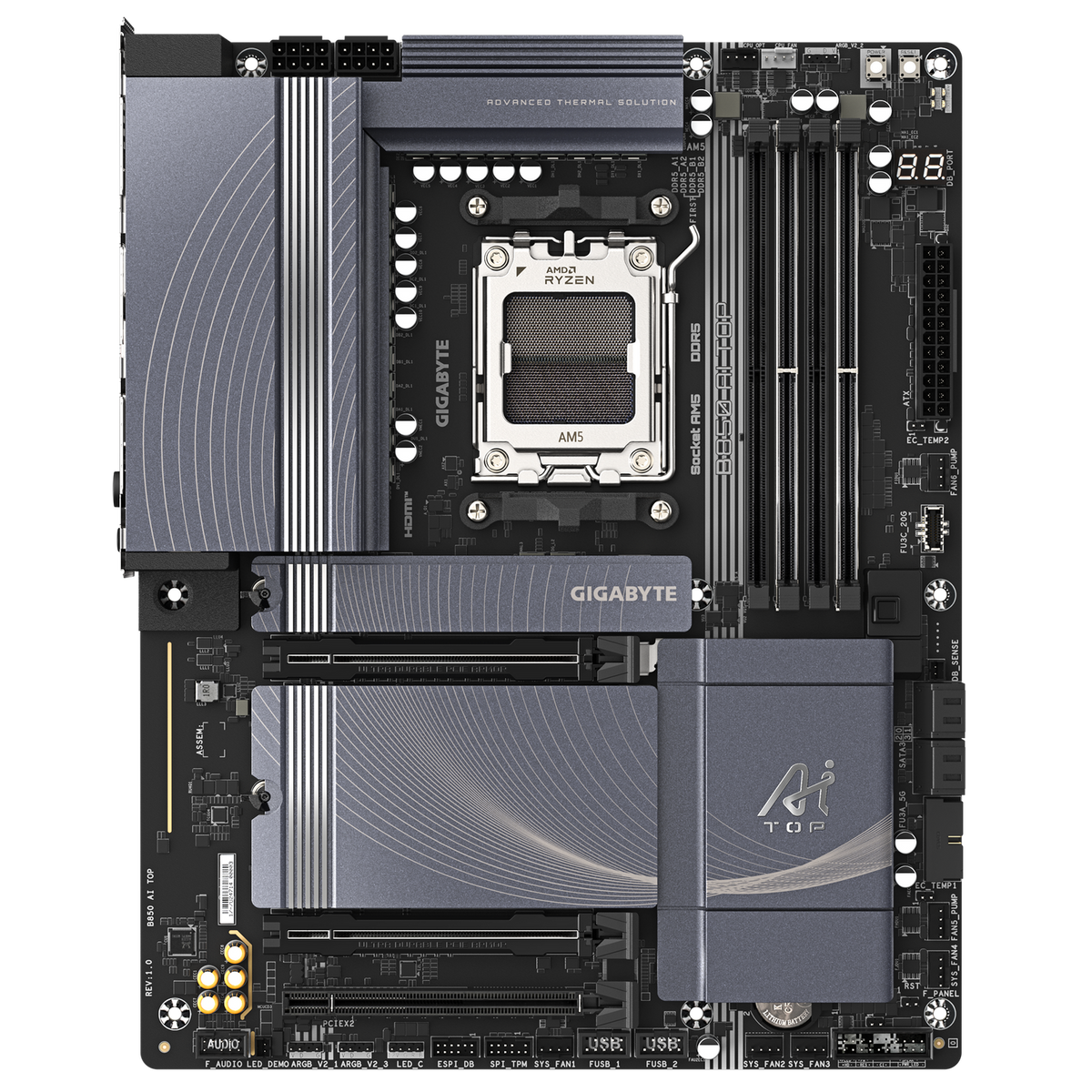 Placa de baza Gigabyte B850 AI TOP 