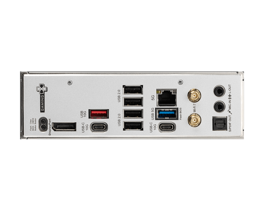 MSI B850 GAMING PLUS WIFI, ATX, Socket AM5, 4x DDR5, 4x PCIe 3.0 x16 slot, 3x M.2 slot, 4x USB 2.0, 1x USB 5Gbps, 1x USB 10Gbps, 2x USB 10Gbps Type-C, DP, 7.1 HD Audio, "B850_GAMING_PLUS_WIFI"