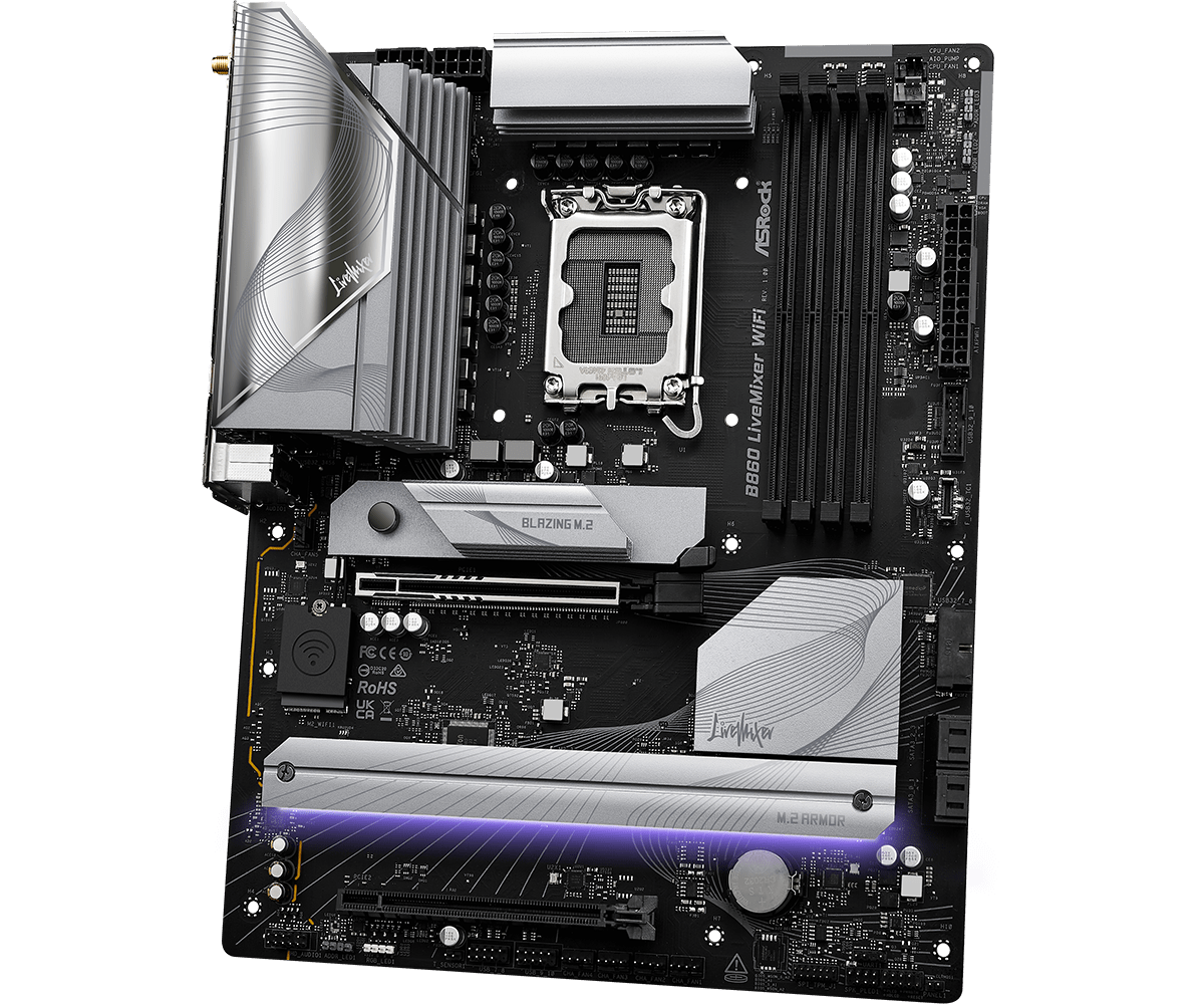 MB Asrock B860 LIVEMIXER WIFI AM5 