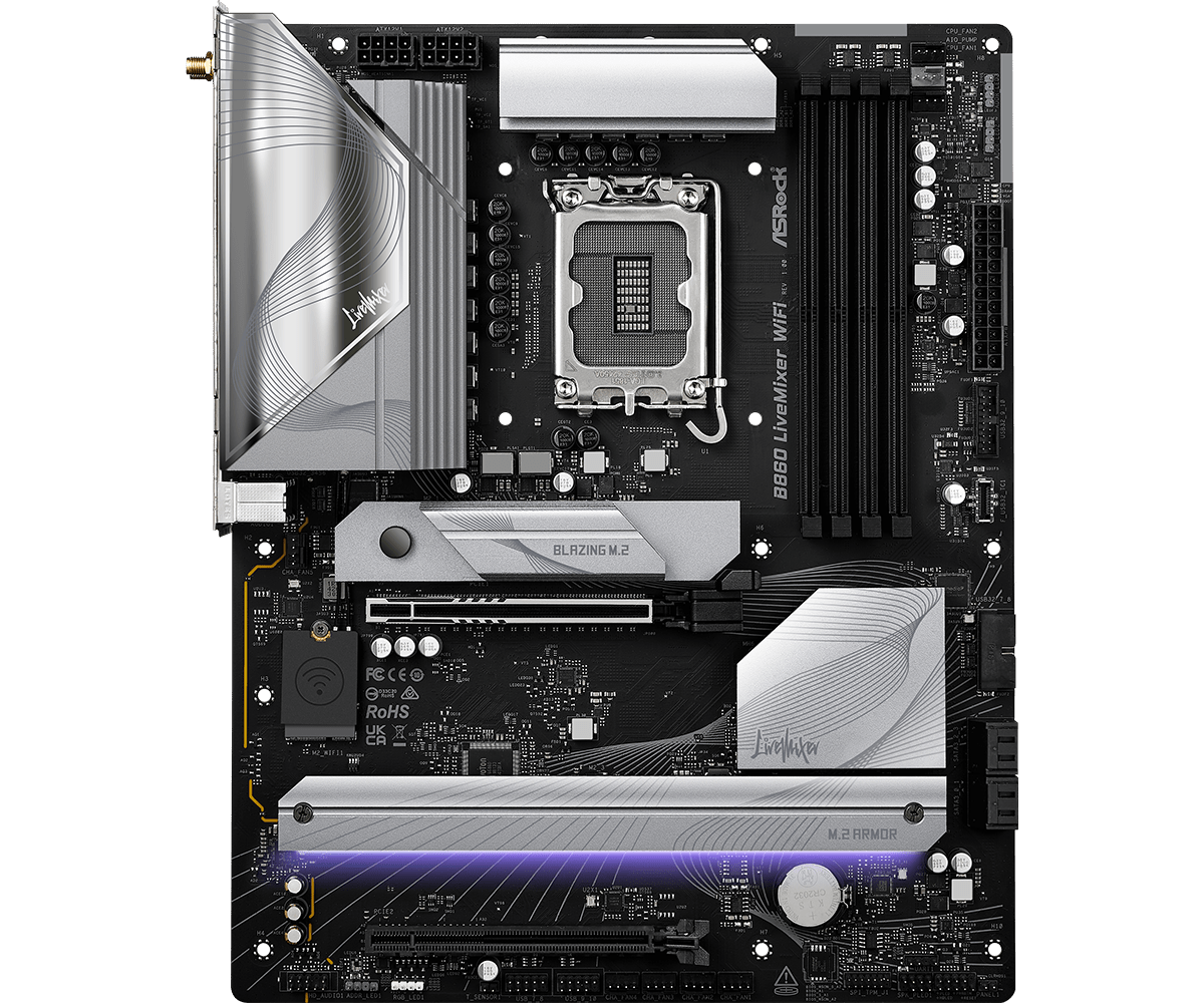 MB Asrock B860 LIVEMIXER WIFI AM5 