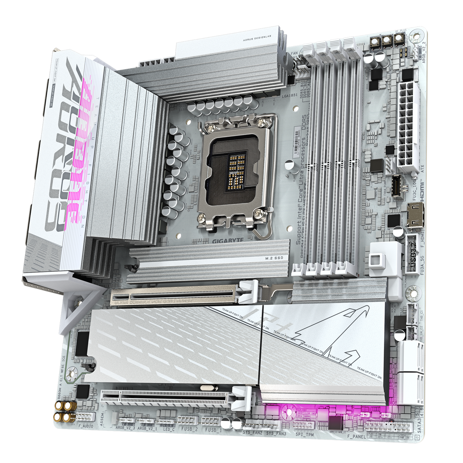 Placa de baza GIGABYTE B860M A ELT WF6E ICE "B860M A ELT WF6E ICE"