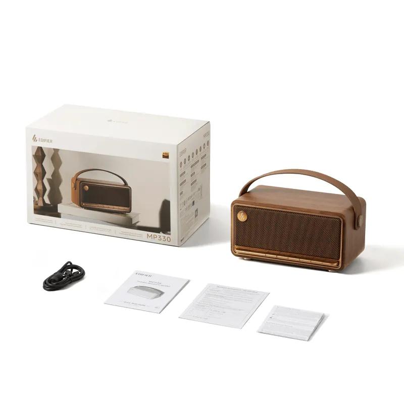 BOXE EDIFIER portabila bluetooth, RMS: 40W (11W + 11W + 18W), microSD, built-in Li-ion up to 19 hours, USB-C, brown, "MP330-BR"