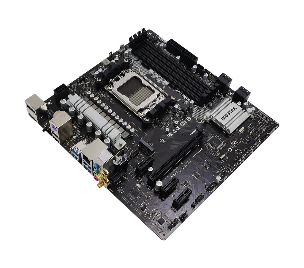 Placa de baza Biostar "A620MP­E PRO", skt. AM5, chipset AMD A620, mATX, 4 x DDR5 max. 256 GB, USB 3.2 gen 1, USB 3.2 gen 2 Type-C, 4 x SATA, 2 x M.2, PCIe 4.0, HDMI, DisplayPort, "A620MP­E PRO"