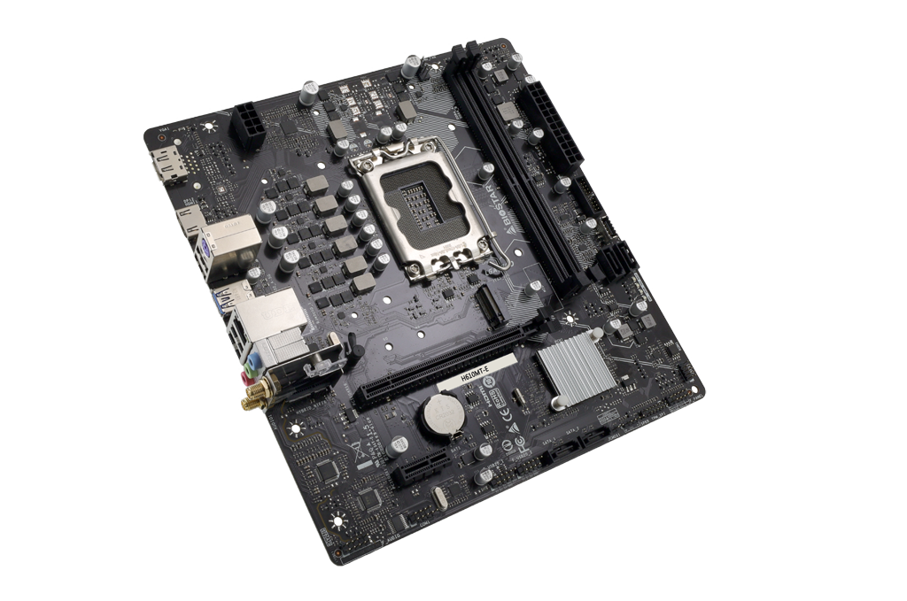 Placa de baza Biostar "H610MT-E", skt. LGA 1700, chipset Intel H610, mATX, 2 x DDR4 max 64 GB, USB 3.2 gen1, 4 x SATA, 1 x M.2, PCIe 4.0, HDMI, VGA, "H610MT-E"