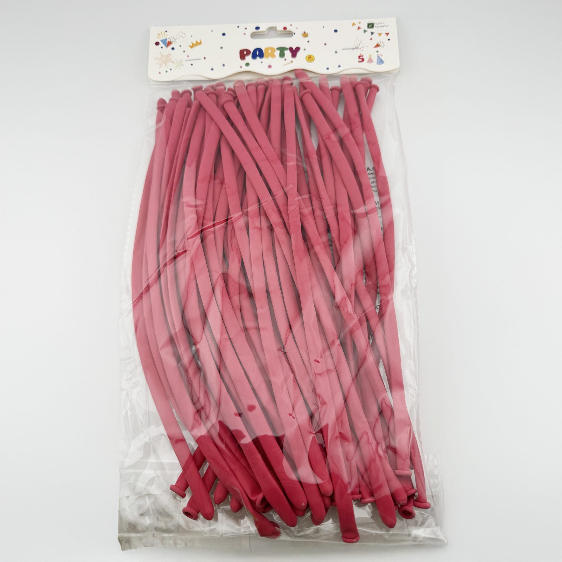 Baloane de Modelaj, Set 50 bucati, Model Standard, din Latex, 30 x 1.5 cm, 1.8 g per unitate, pana la 150 cm, Fucsia