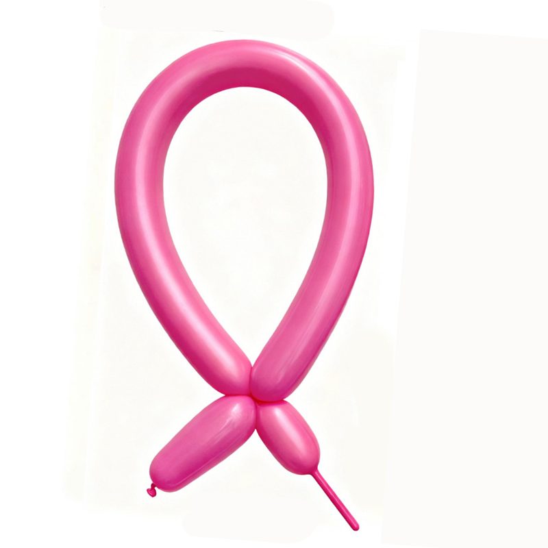Baloane de Modelaj, Set 50 bucati, Model Standard, din Latex, 30 x 1.5 cm, 1.8 g per unitate, pana la 150 cm, Fucsia