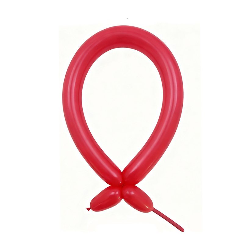 Baloane de Modelaj, Set 50 bucati, Model Standard, din Latex, 30 x 1.5 cm, 1.8 g per unitate, pana la 150 cm, Rosu