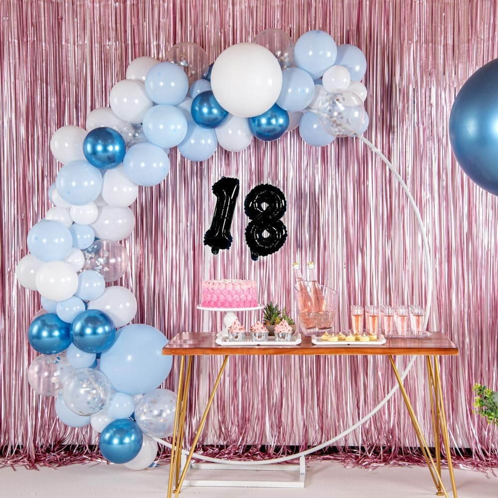 Balon din Folie Metalizata, Figurina Cifra, Tema Aniversare 80 cm, Ambalaj Individual, Pai inclus, Umflare cu Aer sau Heliu, Negru, Cifra 8