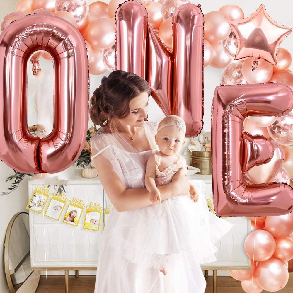 Balon Folie Metalizata Litera E, 80 cm, Umflati cu Heliu sau Aer, Ambalaj Individual, Pai inclus, Rose Gold